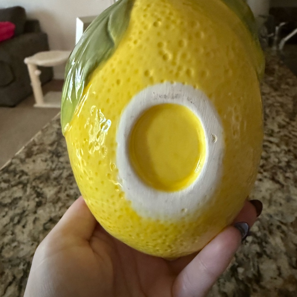 Lemon Shaped Ceramic Measuring Cups - Picture 6 of 6